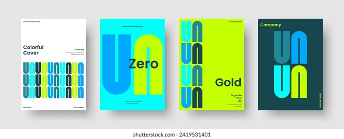 Abstract Brochure Layout. Isolated Report Design. Creative Business Presentation Template. Background. Book Cover. Flyer. Poster. Banner. Catalog. Brand Identity. Leaflet. Portfolio. Magazine