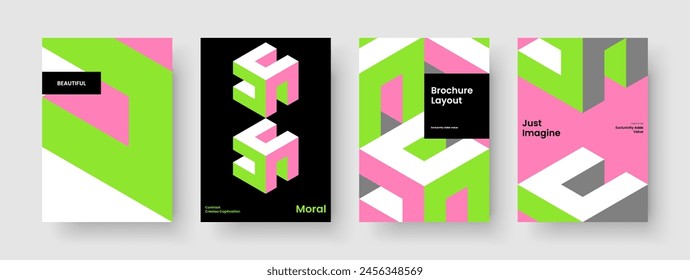 Abstract Brochure Layout. Isolated Report Design. Creative Banner Template. Background. Book Cover. Business Presentation. Poster. Flyer. Catalog. Pamphlet. Newsletter. Handbill. Notebook. Journal
