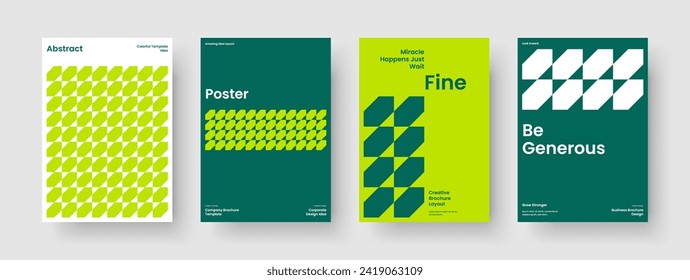 Diseño de folleto abstracto. Diseño moderno de pancartas. Plantilla de volante creativo. Presentación de negocios. Antecedentes. Cartel. Portada del libro. Informe. Folleto. Catálogo. Identidad de marca. Boletín informativo. Revista
