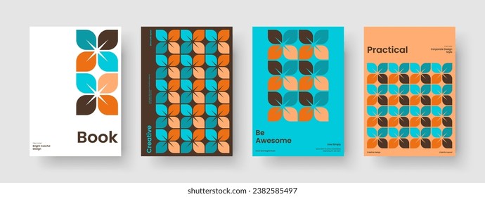 Abstract Brochure Layout. Modern Book Cover Design. Isolated Banner Template. Background. Report. Flyer. Business Presentation. Poster. Magazine. Advertising. Portfolio. Newsletter. Pamphlet