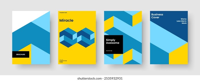Abstract Brochure Layout. Modern Flyer Design. Isolated Banner Template. Report. Book Cover. Business Presentation. Background. Poster. Advertising. Journal. Handbill. Magazine. Portfolio