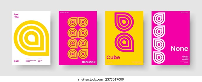Diseño de folleto abstracto. Plantilla moderna de afiches. Diseño de pancartas aisladas. Volante. Informe. Presentación de negocios. Antecedentes. Portada del libro. Revista. Cartera. Publicidad. Folleto. Catálogo. Diario