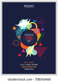 Abstract Brochure with Polygonal Shapes Design. Business Design template.