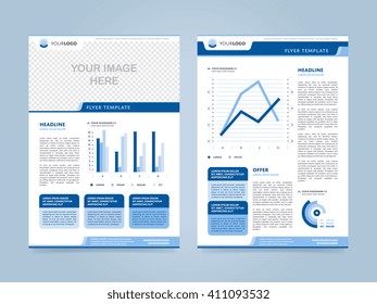 Abstract brochure Report flyer