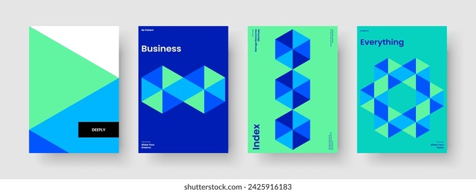 Plantilla de folleto abstracto. Diseño de póster creativo. Diseño de portada de libro geométrico. Pancarta. Informe. Presentación empresarial. Antecedentes. Volante. Diario. Cartera. Prospecto. Revista. Publicidad
