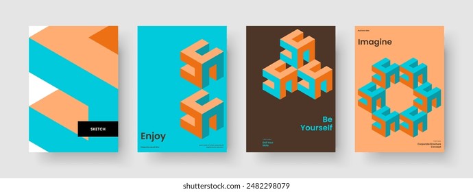 Abstract Brochure Template. Creative Poster Design. Geometric Business Presentation Layout. Report. Book Cover. Background. Flyer. Banner. Portfolio. Newsletter. Pamphlet. Magazine. Advertising