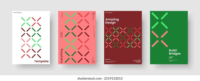 Vorlage für abstrakte Broschüren. Layout des kreativen Berichts. Geometrisches Banner-Design. Geschäftspräsentation. Buchumschlag. Poster. Hintergrund. Flyer. Portfolio. Packungsbeilage. Notebook. Zeitschrift. Werbung