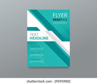 abstract brochure  template design .editable.book magazine cover.