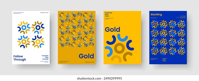 Abstract Brochure Template. Geometric Flyer Design. Creative Background Layout. Poster. Book Cover. Banner. Report. Business Presentation. Pamphlet. Portfolio. Handbill. Advertising. Leaflet