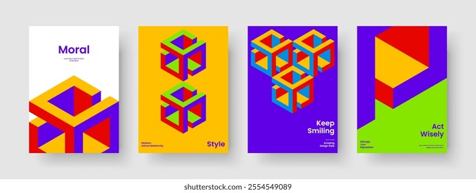 Abstract Brochure Template. Geometric Flyer Layout. Modern Business Presentation Design. Report. Banner. Poster. Background. Book Cover. Journal. Advertising. Notebook. Magazine. Brand Identity