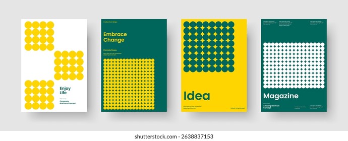 Abstract Brochure Template. Geometric Flyer Layout. Modern Book Cover Design. Banner. Report. Background. Poster. Business Presentation. Brand Identity. Catalog. Newsletter. Pamphlet. Magazine