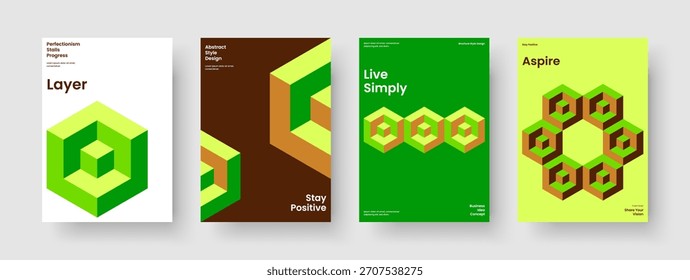 Plantilla Abstractas de folletos. Diseño de informe geométrico. Diseño de póster aislado. Presentación de Negocios. Volante. Anuncio. Portada de libro. Antecedentes. Revista. Identidad de marca. Cartera. Boletín informativo. Folleto