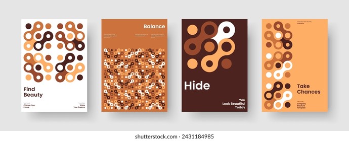 Abstract Brochure Template. Isolated Background Design. Geometric Book Cover Layout. Poster. Business Presentation. Banner. Flyer. Report. Newsletter. Journal. Leaflet. Notebook. Advertising