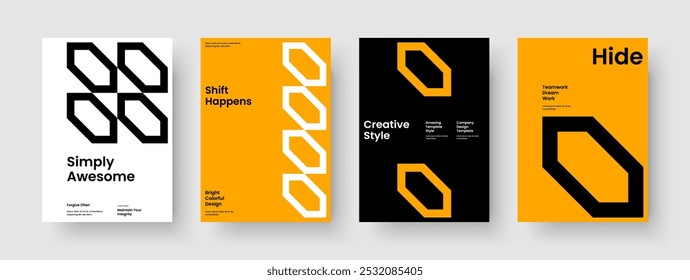 Abstract Brochure Template. Modern Background Design. Creative Business Presentation Layout. Flyer. Report. Book Cover. Banner. Poster. Handbill. Pamphlet. Advertising. Newsletter. Journal