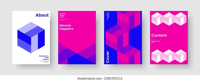 Abstract Brochure Template. Modern Banner Design. Isolated Business Presentation Layout. Background. Poster. Flyer. Book Cover. Report. Catalog. Portfolio. Brand Identity. Journal. Leaflet