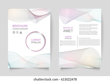Abstract brochure,flyer design.Layout in A4 size.