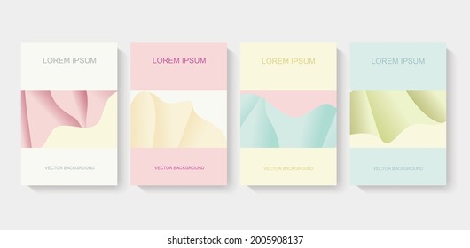 Abstract brochures design, vector illustration.