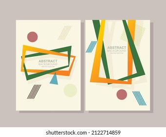 Abstract brochures design, vector illustration.