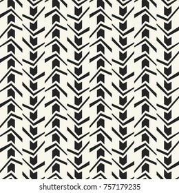 Abstract Broken Chevron Motif. Seamless Pattern. 