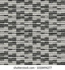 Abstract Broken Geometric Motif Grain Stroke Textured Background. Seamless Pattern.