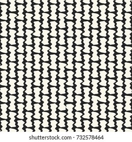 Abstract Broken Grid Motif. Seamless Pattern.