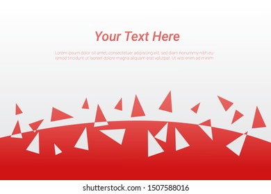 Abstract Broken Shapes Background. Modern Graphic Elements.Vector Illustration.