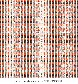 Abstract Broken Striped Variegated Textured Distressed Background. Seamless Pattern.