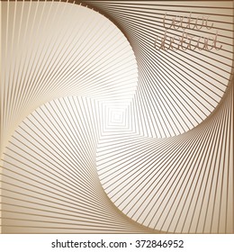 Abstract Bronze Background. Colorful Structure and Scenic Stairs. Vector Illustration