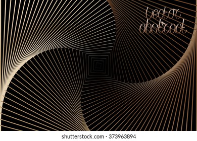 Abstract Bronze Background. Colorful Structure and Scenic Stairs. Vector Illustration