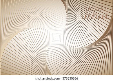 Abstract Bronze Background. Colorful Structure and Scenic Stairs. Vector Illustration