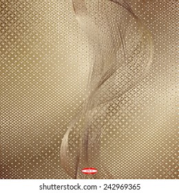 abstract bronze floral pattern ginger gay texture background vector