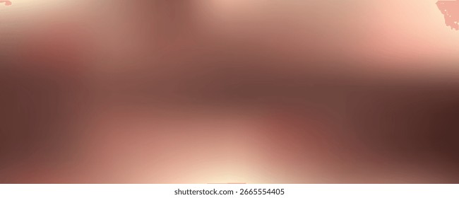 Fundo de gradiente de bronze abstrato. Papel de parede de textura de bronze escuro de luxo. Padrão gráfico de textura metálica brilhante com reflexão. Cena horizontal para cobertura, cartão de visita, brochura e parede.