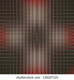 Abstract bronze grid