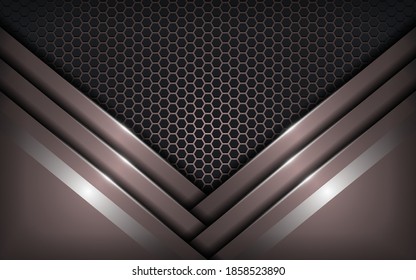 Abstract Bronze Modern Background Design. Vector Illustration Design Template Element.