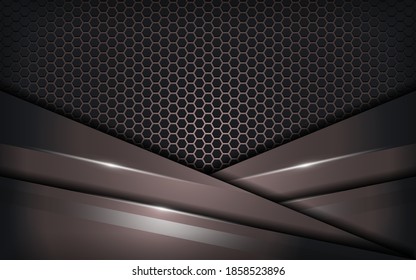 Abstract Bronze Modern Background Design. Vector Illustration Design Template Element.
