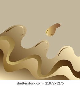 ilustración abstracta de fondo de arte abstracto de color marrón