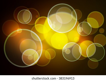 Abstract brown background with bokeh