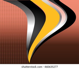 Abstract Brown background with custom text
