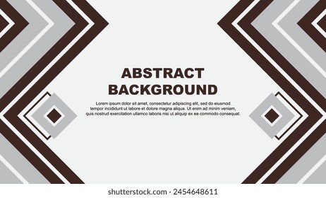 Plantilla de diseño de fondo marrón Abstractas. Ilustración vectorial de Fondo de pantalla de Anuncio. Diseño marrón