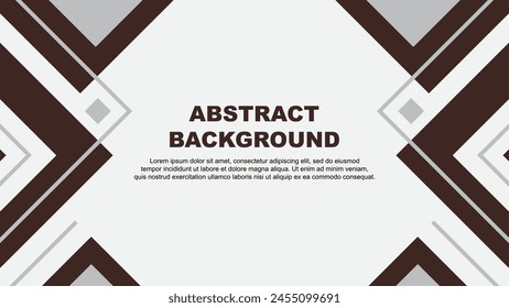 Plantilla de diseño de fondo marrón Abstractas. Ilustración vectorial de Fondo de pantalla de Anuncio. Ilustración marrón