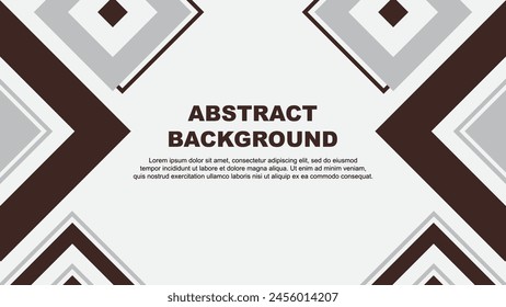 Abstract Brown Background Design Template. Banner Wallpaper Vector Illustration. Brown Independence Day