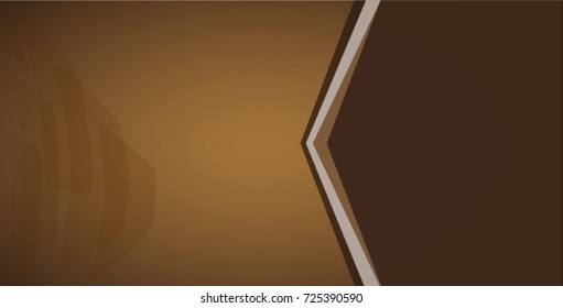 Abstract Brown background, modern style overlay, with space for design business cards, text input. Vector illustration.