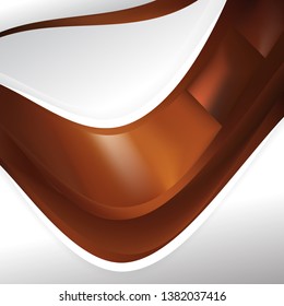 Abstract Brown Background Template Graphic