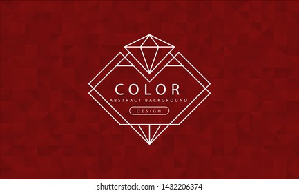 Abstract brown background, brown textures, banner brown wallpaper, polygon brown color, vector illustration for graphic design