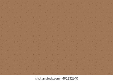 Abstract brown background with triangles and circles. Vector seamless pattern with geometric figures. Hipster fill. Color image. Holiday composition.Multipurpose backdrop.Blank for holidays.Horizontal