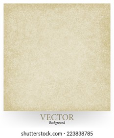 abstract brown background vector, beige tan color, plain simple background with vintage grunge background texture, light center, beige brown paper style or old sepia parchment