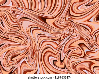 Abstract brown and beige marble background. Vector illustration