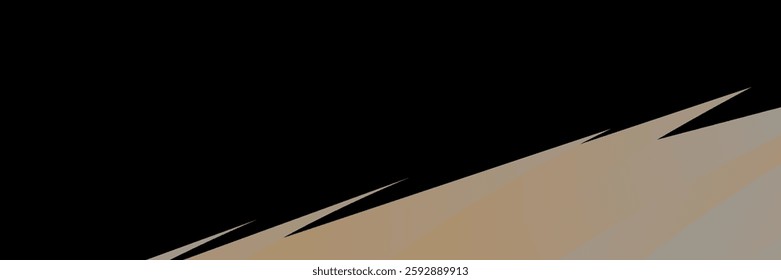 Abstract brown black banner design background with diagonal geometric overlay layers. Modern square shape graphic element. Suitable for covers, headers, banners, brochures, websites. Vector