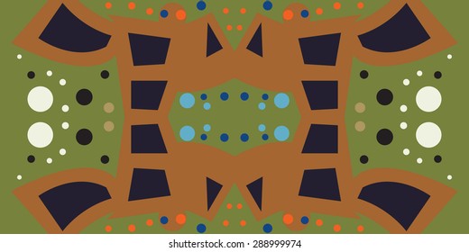 Abstract brown and black shapes for wallpaper