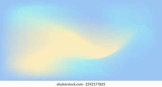 Abstract brown blue color gradient blurred modern art background simple waves